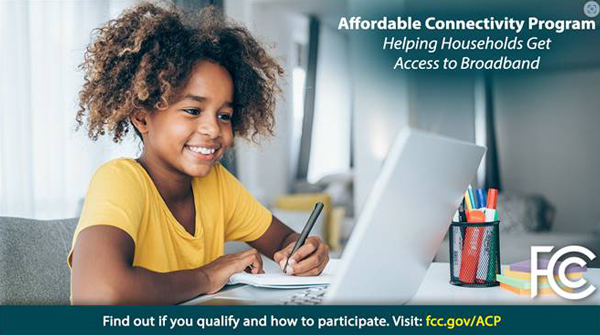Affordable Connectivity Program Flyer. All information as listed below.